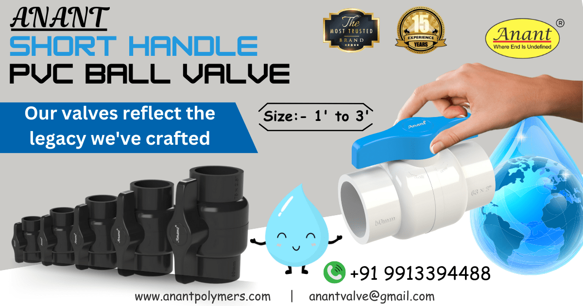 PVC Short Handle Ball Valve Manufacturer in Haryana